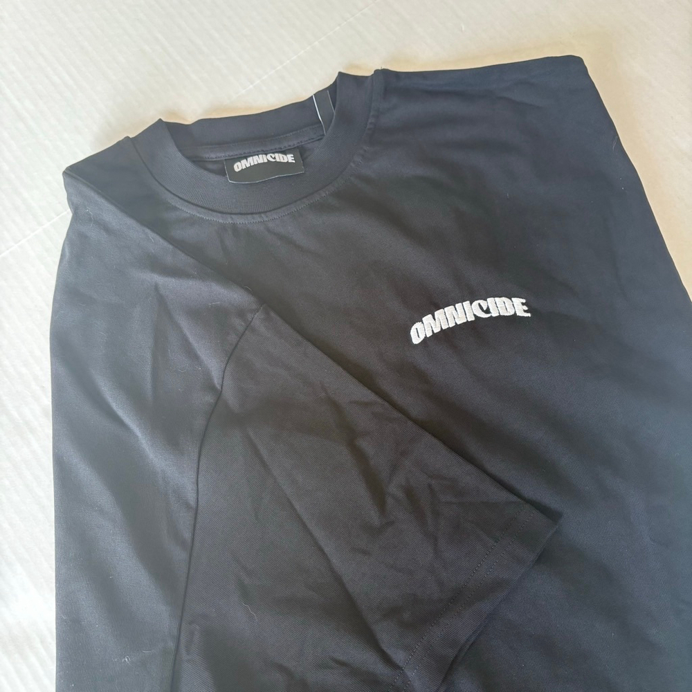 Men's Omnicide T-shirt XS Black Short Sleeve 100% cotton